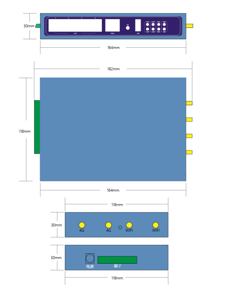 视频遥测终端机rtu安装固定